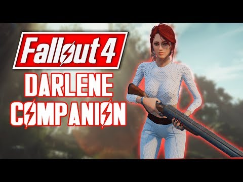 FALLOUT 4 - I'M DARLENE - Meet Darlene French Companion! - Quirky Robot With A Sexy French Accent