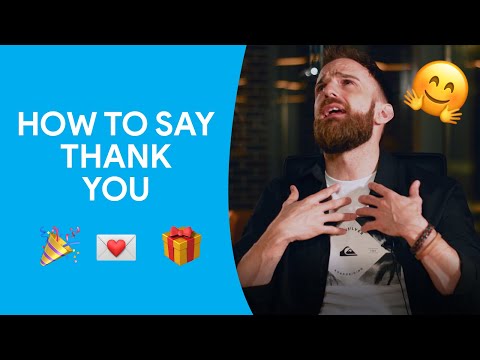 HOW TO SAY THANK YOU IN ENGLISH | EWA: Learn English