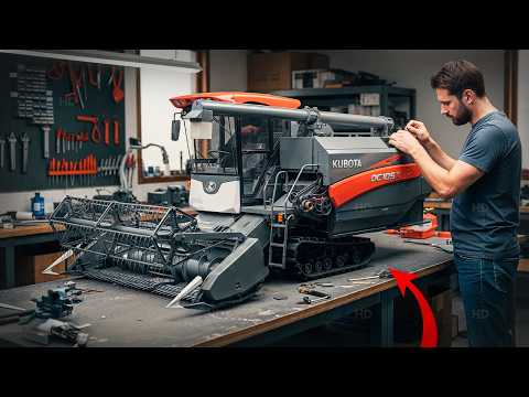 Mann baut einen ERSTAUNLICHEN Mähdrescher aus PVC, der TATSÄCHLICH funktioniert! von @caobaminh1994