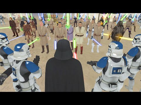 Execute Order 66 on ALL JEDI at Once! - Men of War: Star Wars Mod Battle Simulator