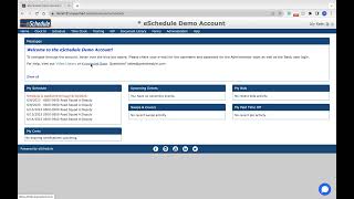 eSchedule Quick Tips - Updating Your System Message