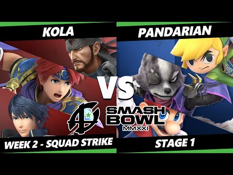 Smash Bowl MMXI Squad Strike SSBU - Kola Vs. Pandarian - Smash Ultimate Stage 1