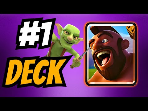 INSANE Hog Rider Deck DESTROYING TOP LADDER!! -- Clash Royale