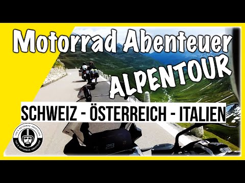 Ein Motorrad Abenteuer durch die Schweiz, Österreich und Italien: Adrenalin, Nervenkitzel und REGEN!