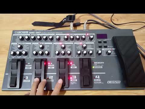 Boss ME-80 Guitar Multiple Effects Sound Demo