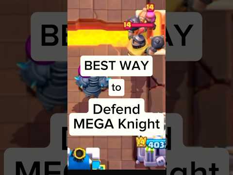 The BEST Defense Against Mega Knight?(My Deck Counters) #megaknight #pekka #clashroyale #battleram