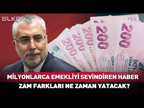 Milyonlarca Emekliyi Sevindiren Haber! Zam Farkları Ne Zaman Yatacak?