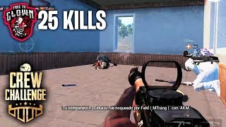 ¡PRIMERA PARTIDA DE LA CREW CHALLENGE CON MI EQUIPO DE PUBG MOBILE! *F2C*
