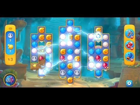 Fishdom Gameplay Atlantis Cup Stage 121