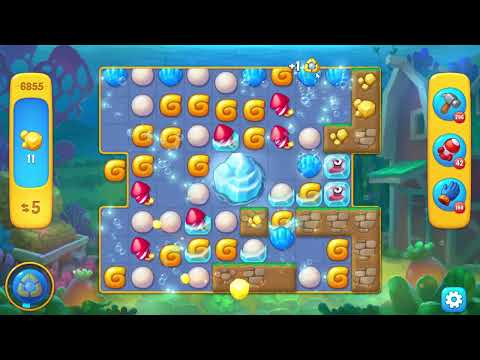 Fishdom 6855 Level - 10 moves - NO BooSTERS