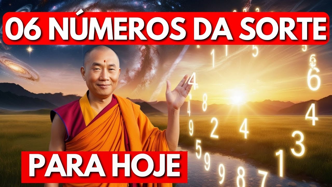 DESCUBRA OS 06 NÚMEROS da SORTE para Hoje! MUDE SUA VIDA FINANCEIRA!