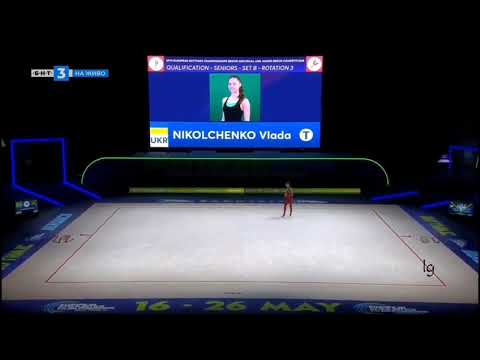 Vlada Nikolchenko Clubs AA European RG Championships Baku 2019