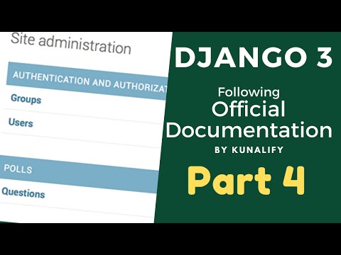 (Django 3) Part 4 Writing your first Django app