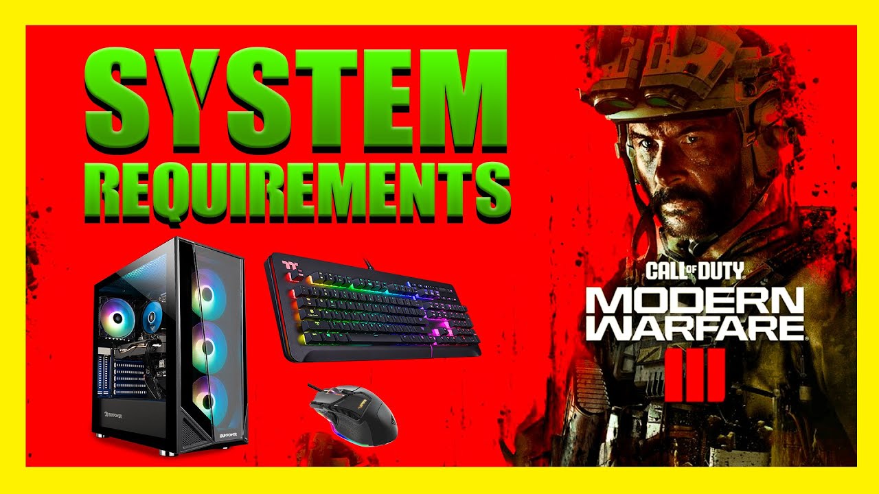 Best System Requirement for Call of duty Modern Warfare 3 (pc, playstation, xbox)
