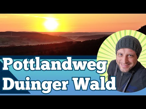 Wanderung Pottlandweg DU 6 Hilsquelle Sonnenaufgang Töpferweg - Duinger Wald Köhlerhütte Coppengrave