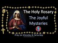 Pray The Rosary Monday Saturday The Joyful Mysteries Of The Holy Rosary Multi Language Cc