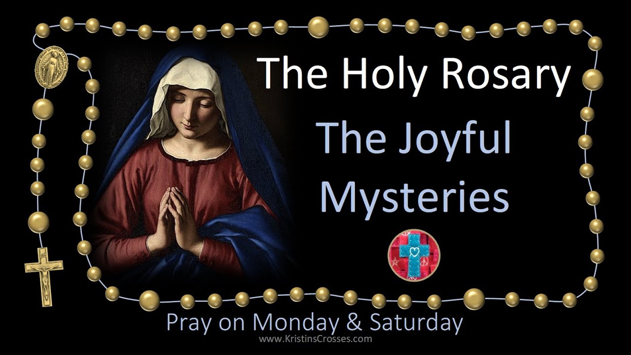 Pray the Rosary 💙 (Monday & Saturday) The Joyful Mysteries of the Holy Rosary [multi-language cc]