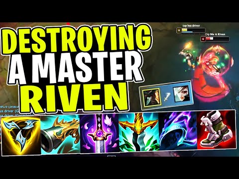 SOLARBACCA DESTROYING A MASTER RIVEN