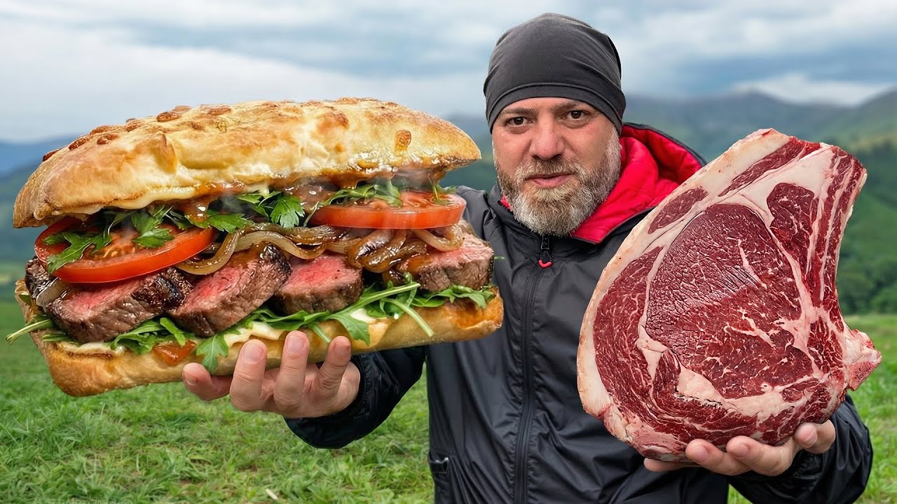 I Grill The Juiciest Steak Sandwich For An Epic Meal!