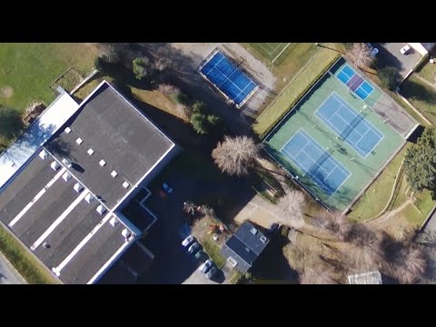Les installations du Tennis Club Padel Baraqueville vue du ciel..., 