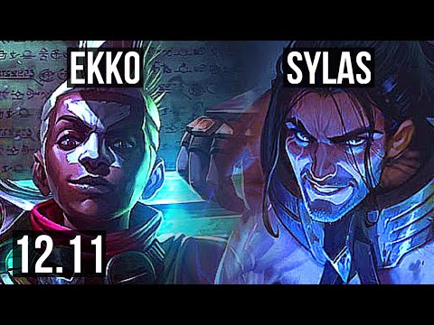 EKKO vs SYLAS (MID) | Rank 5 Ekko, 8/2/12, Legendary | EUW Challenger | 12.11