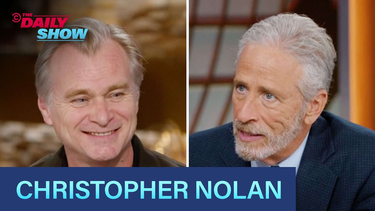 Video: Christopher Nolan Discusses 'The Odyssey' Filmmaking on The Daily Show