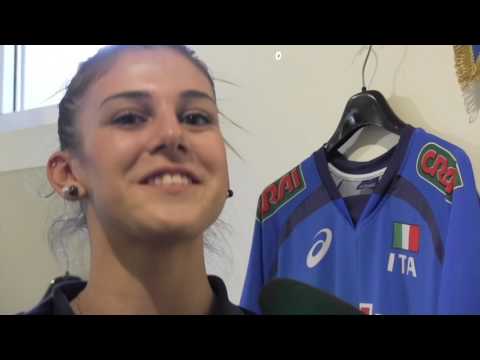 Il saluto di Alessia Orro al suo Fan Club ai microfoni di Pallavolissimo