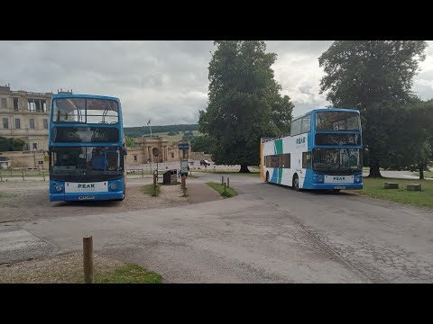 throwback stagecoach chesterfield on loan 17643 W643 RND at chatsworth leaving on 09.07.23