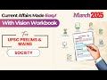 Vision IAS Monthly Current Affairs MARCH 2025 SOCIETY PART 1 UPSC 2025 Iaspreparation