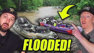 Fishing A FLOODED FOREST... (Kayak Adventure Series CHAOS!)
