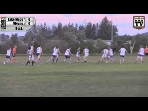 BDAFL 1st Division Round 12 Highllights - Lake Macquarie v Wyong Lakes
