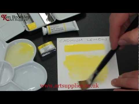 Winsor & Newton Artists' Water Colour paint Cadmium Lemon 086 Series 4