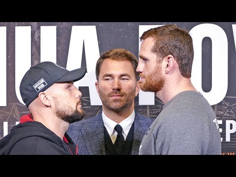 SERGEY KUZMIN vs DAVID PRICE FACE OFF | Joshua vs Povetkin Undercard
