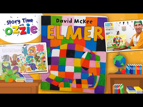 Elmer Book Read Aloud | Elmer The Patchwork Elephant Kids Book | Story Time With Ozzie
