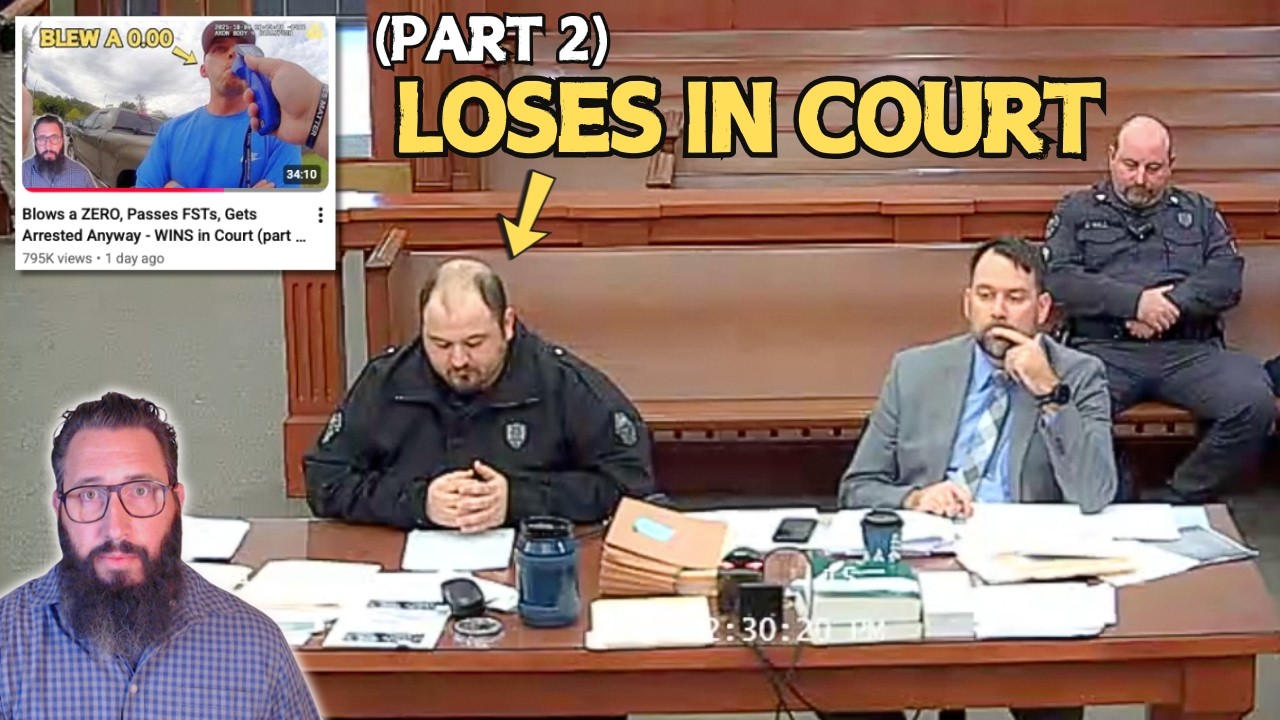 Blows a ZERO, Gets Arrested Anyway - WINS in Court (part 2)
