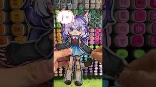 Download lagu How to make paper dolls Puppet #anime #gachaclub #gachalife   #drawsoeasyanime  #paperdolls mp3