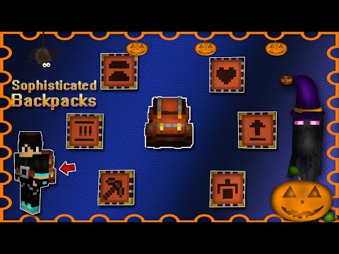 Minecraft Sophisticated Backpack: Netherit Rucksack und massig Upgrades Tutorial german [2022]