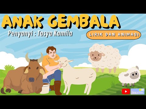 Anak Gembala - Aku Adalah Anak Gembala (Tasya Kamila) Lagu Populer Indonesia 2022 (Song of Kids)