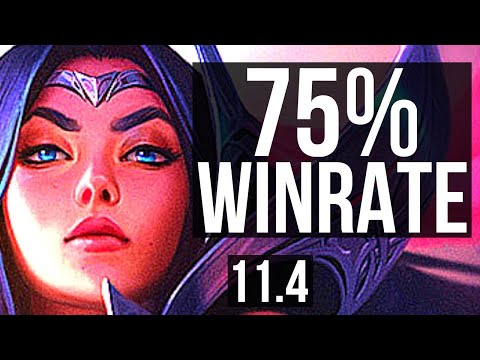 IRELIA vs ORIANNA (MID) | 75% winrate, Rank 7 Irelia, 5/1/4 | KR Challenger | v11.4