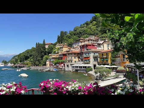 4K Italy Como Lake Gera Lario City Street Walk Lago di Como Travel Guide View 3