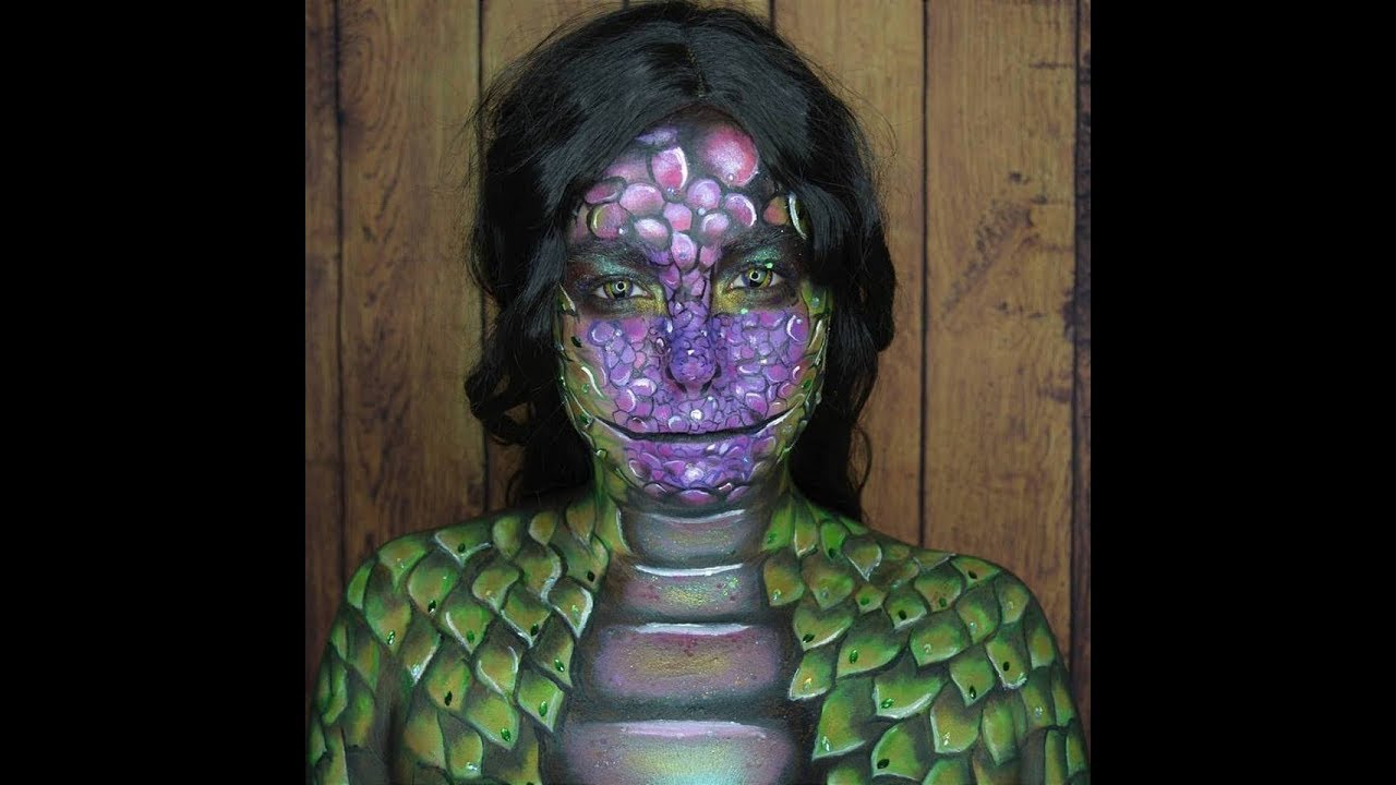Dragon  Lizard Makeup Tutorial  | Danika Daisley