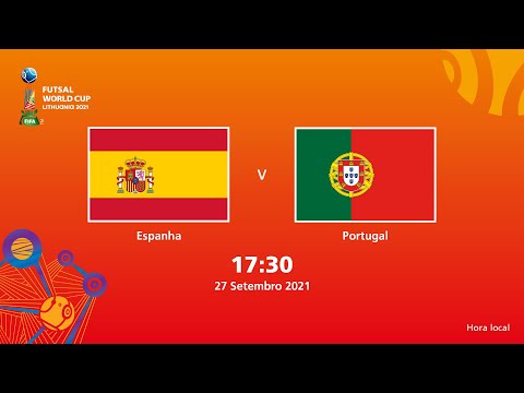Espanha v Portugal | Copa do Mundo FIFA de Futsal de 2021 | Partida completa