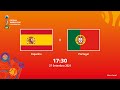 Espanha v Portugal | Copa do Mundo FIFA de Futsal de 2021 | Partida completa