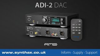 Video thumbnail for RME ADI 2 DAC - An Introduction by Synthax Audio UK