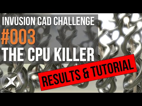 Invusion CAD Challenge #003 RESULTS & TUTORIAL! No-one got it right! Not even me!