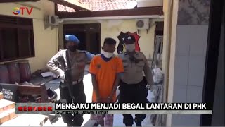 Download lagu The perpetrator was beaten by a mob after he attempted to rob an online motorcycle taxi driver. mp3