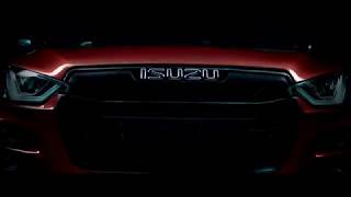 Published a teaser of the updated pickup Isuzu D-Max