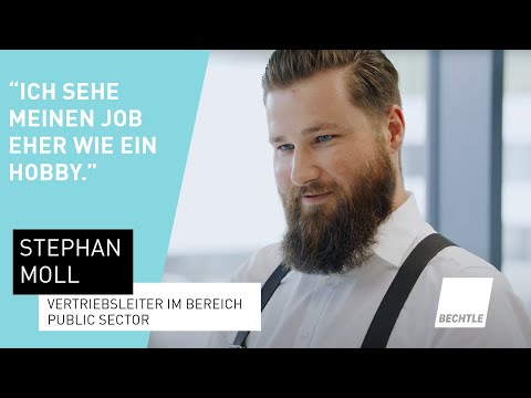 "ich sehe meinen Job eher wie ein Hobby.“ - Stephan Moll, Vertriebsleiter im Bereich Public Sector.