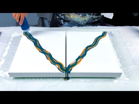 #173 - Follow the Yellow Brick Road! | Fluid Artist | Acrylic Pouring