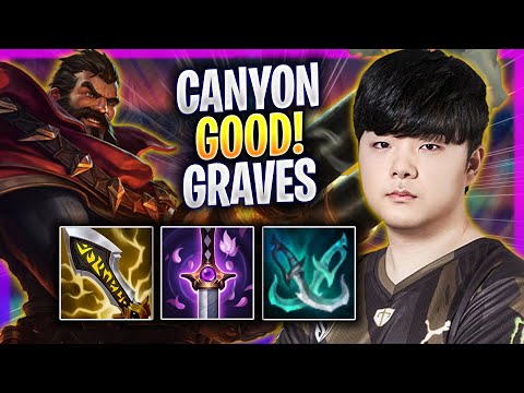 CANYON IS SO GOOD WITH GRAVES! - GEN Canyon Plays Graves JUNGLE vs Viego! | Season 2024